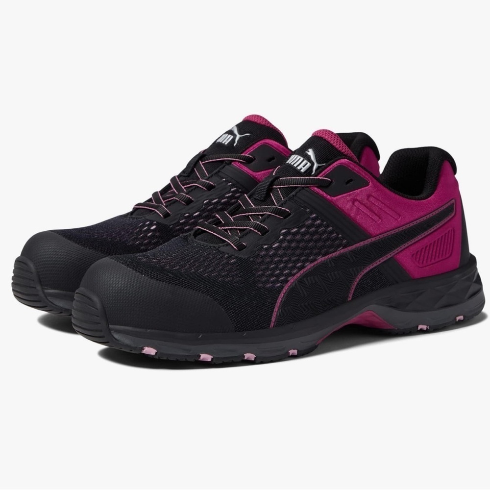 Size 8 Puma Women's slip resistant Composite toe sneakers